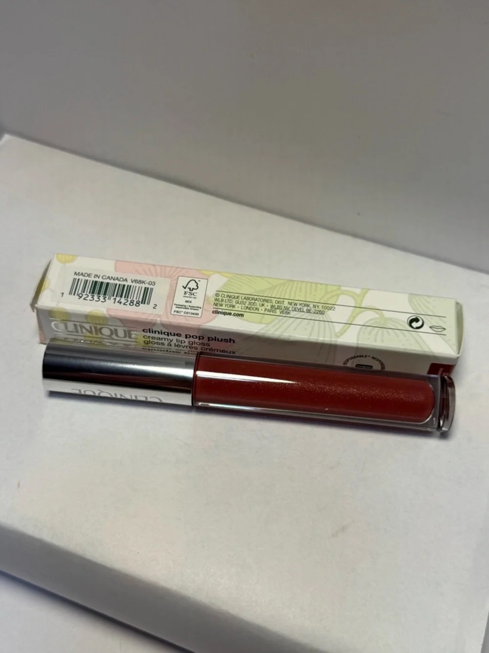 Clinique 03 Brule Pop Pop Plush Creamy Lip Gloss New In Box
